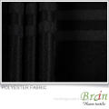 Hot selling newest design poly stripe satin fabric for curtain